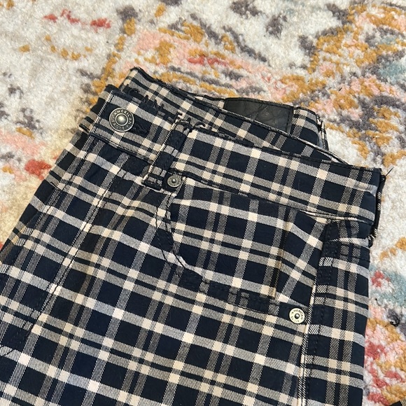 SOLD AE Plaid Mom Jean - Picture 2 of 5